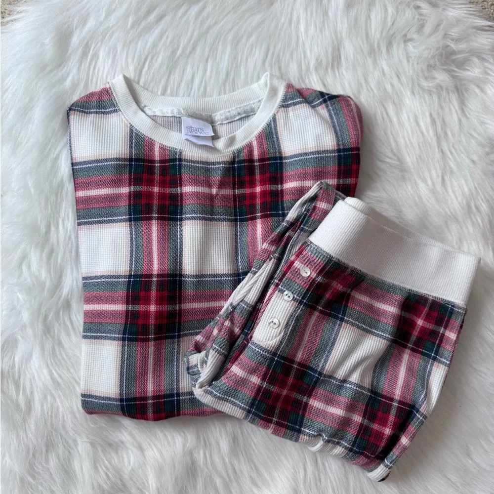 Stars Above Size S Plaid Jogger Pajama Set